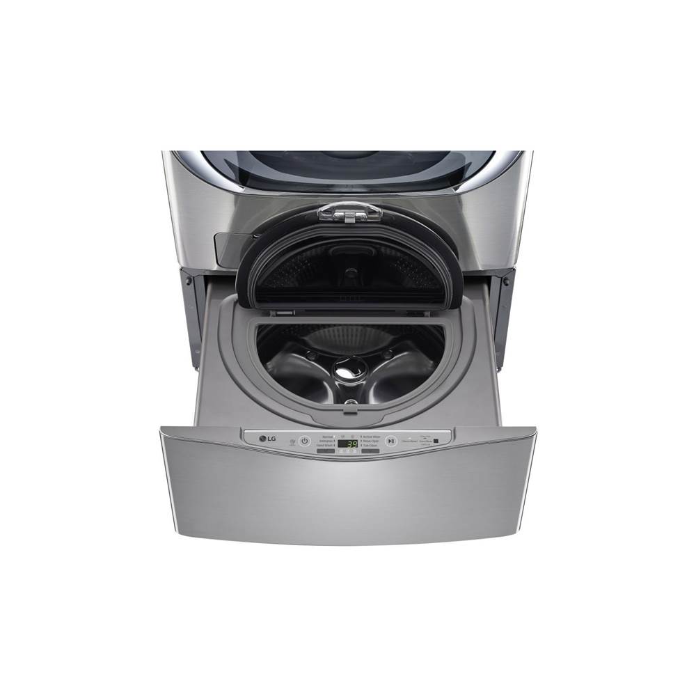 LG Appliances 1.0 cu. ft. LG SideKick Pedestal Washer, LG TWINWash Compatible