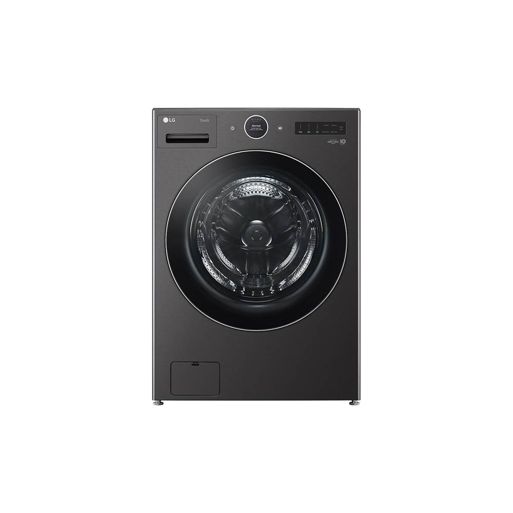 LG Appliances 5.0 Cu.Ft. Ultra Large Capacity Front Load Washer With Turbowash360, Ezdispense And Wi-Fi Connectivity, Black Steel
