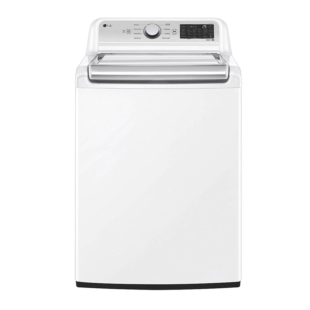 LG Appliances Mega Capacity Top Load Washer, 5.5 cu-ft, White