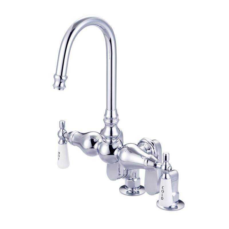 Maidstone Rim Mount Adjustable Faucet - Gooseneck Spout