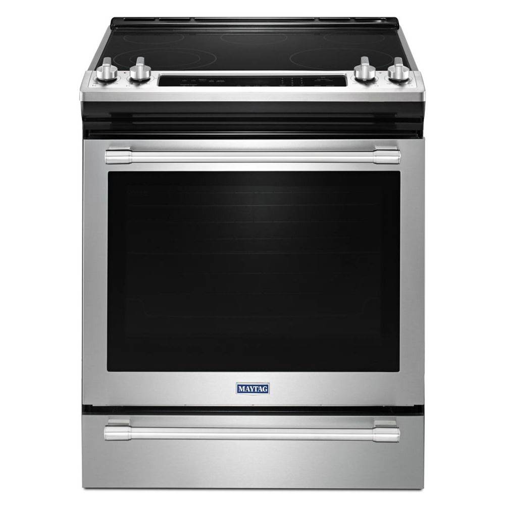 Maytag 30-INCH WIDE SLIDE-IN ELECTRIC RANGE WITH TRUE CONVECTION AND FIT SYSTEM - 6.4 CU. FT.
