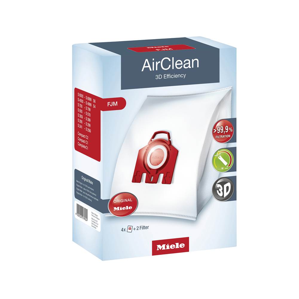 Miele AirClean 3D FJM Dustbags 4 bags
