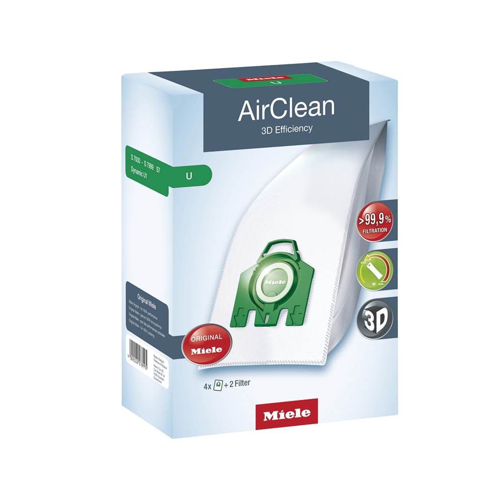 Miele AirClean 3D U Dustbags 4 bags