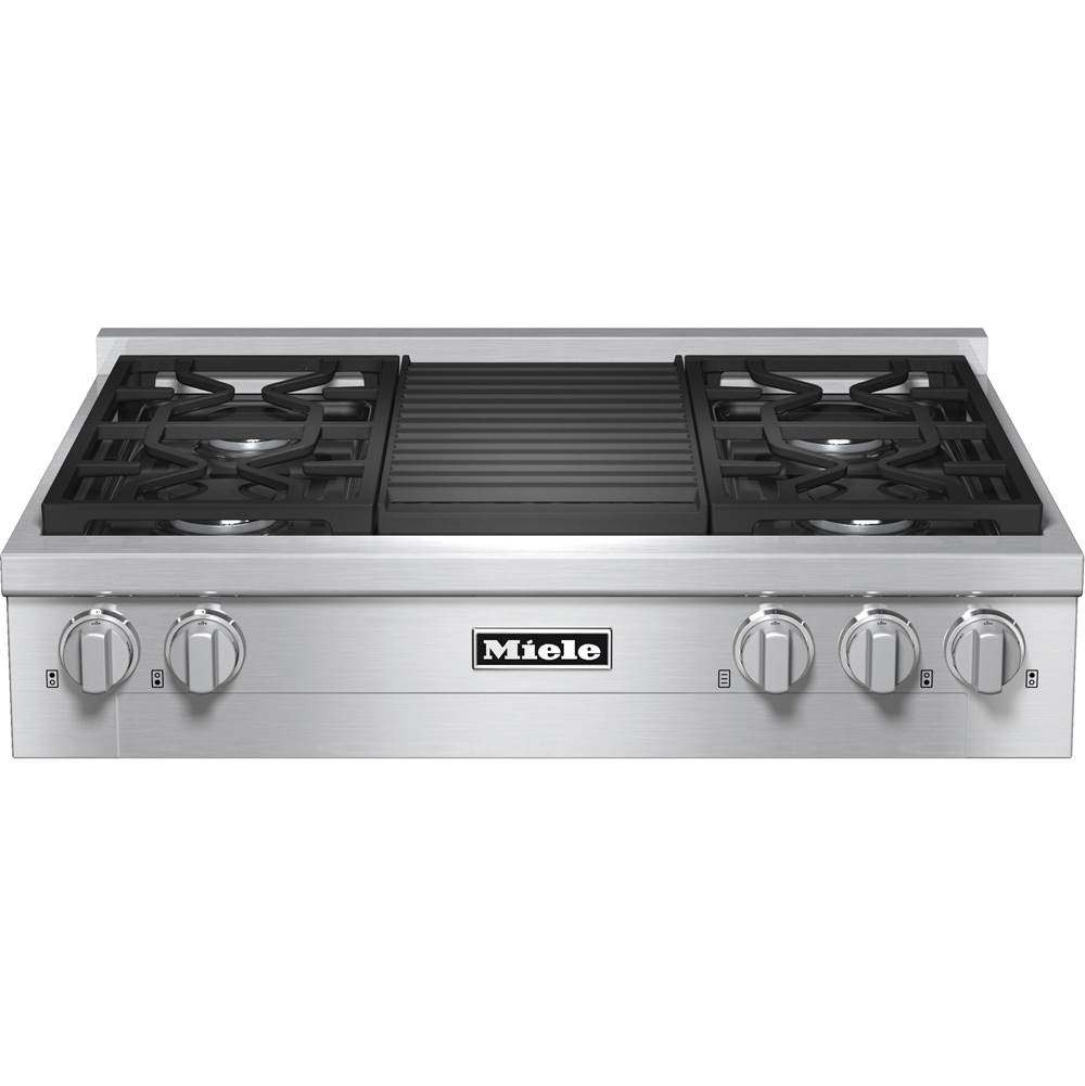 Miele KMR 1135-1 G - 36'' Rangetop M-Pro Grill Nat Gas CTS