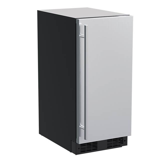 Marvel 15'' Marvel Wine Refrigerator, Stainless Steel, Solid Door, Reversible Door