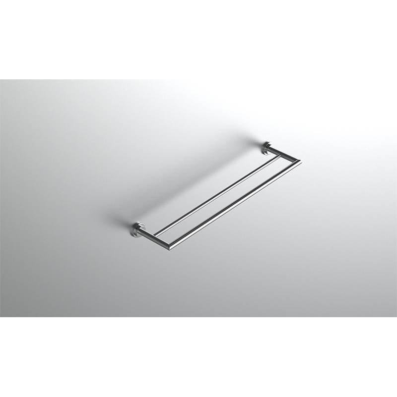 Neelnox Collection Form Classic Towel Bar Double Finish: Polished Nickel