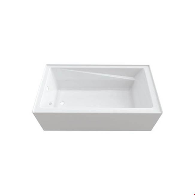 Neptune Entrepreneur AZEA bathtub 32x60 AFR with Tiling Flange and Skirt, Left drain, Whirlpool/Activ-Air, White