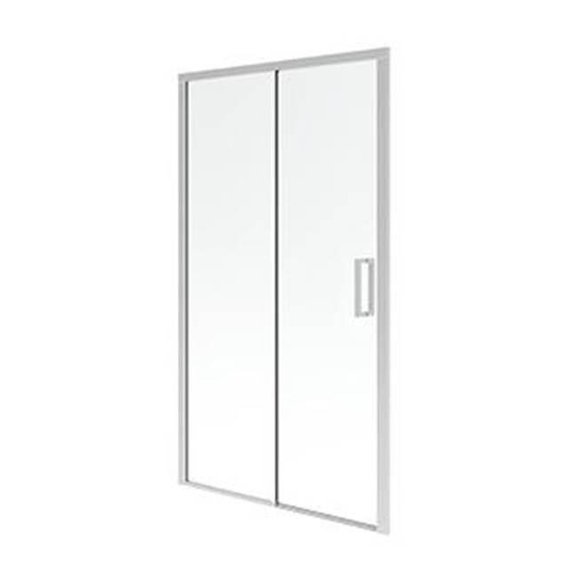 Neptune Entrepreneur SELLA 48 6mm sliding shower door, Chrome/Clear