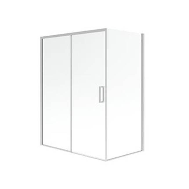 Neptune Entrepreneur SELLA 3660 6mm sliding shower door, Chrome/Clear