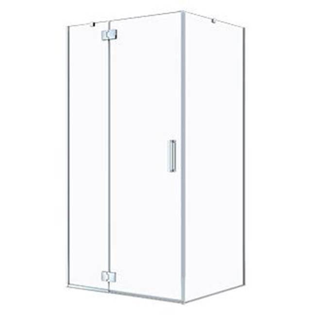 Neptune Entrepreneur AZELIA 3260 Pivoting shower door, Chrome/Clear
