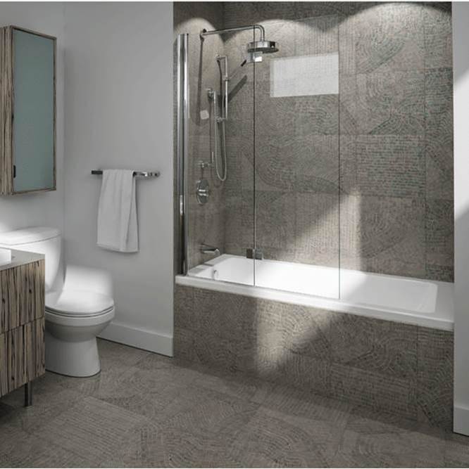 Neptune Entrepreneur PIA bathtub 30x60 AFR with Tiling Flange, Right drain, White
