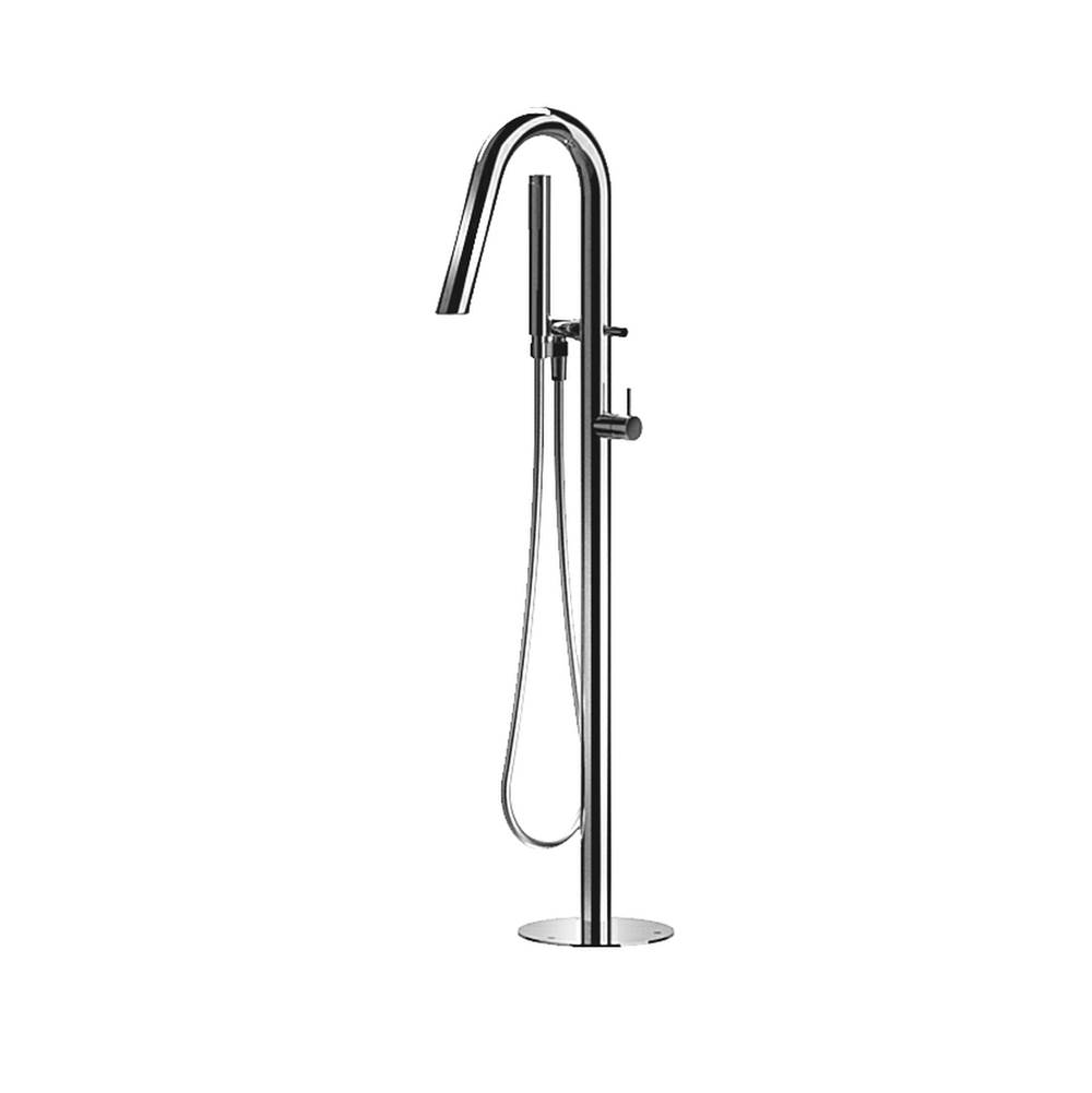 Outdoor Shower ''Twiggy'' Free Standing Hot & Cold Tub Filler - Hand Spray