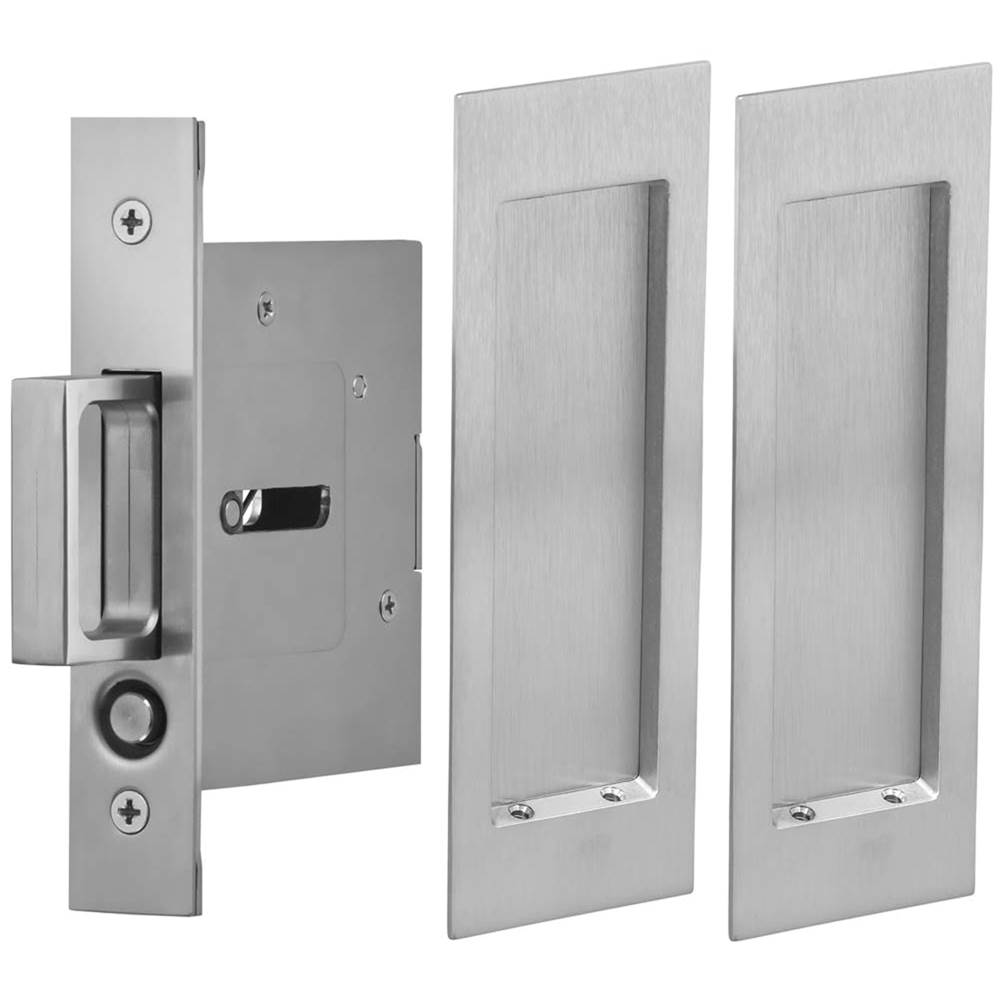 OMNIA Pocket Door Lockset ''N'' US26D