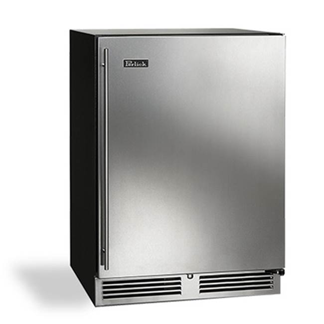 Perlick 24'' C-Series Indoor Wine Reserve with Fully Integrated Panel Ready Solid Door, Hinge Left, with Lock
