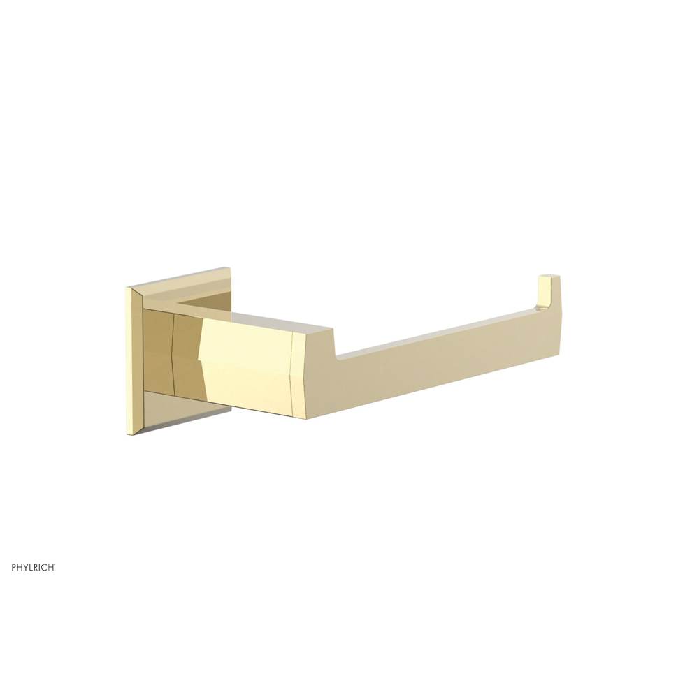Phylrich Polished Brass Uncoated (Living Finish) Diama Single-Post T/P Holder