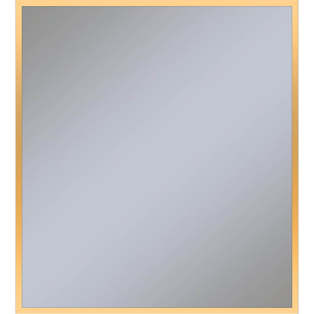 Robern Profiles Framed Mirror, 36'' x 40'' x 3/4'', Matte Gold