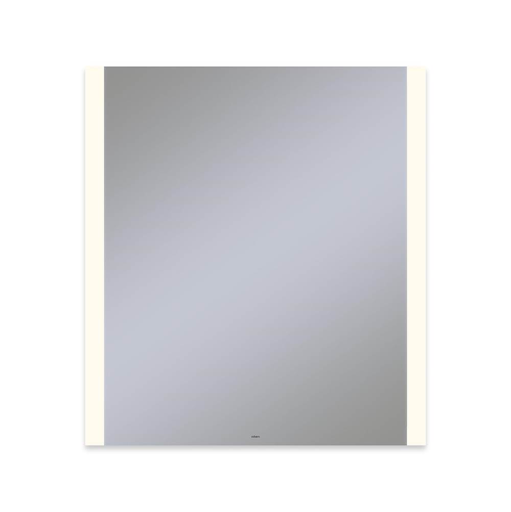 Robern Vitality Lighted Mirror, 36'' x 40'' x 1-3/4'', Rectangle, Edge Lit Light Pattern, 2700K Temperature (Warm Light), Dimmable, Defogger