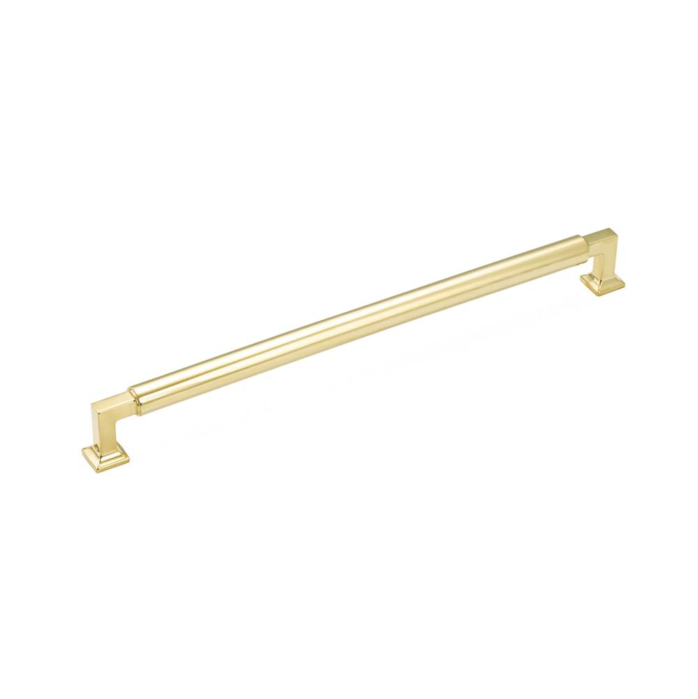 Schaub And Company Concealed Surface, Appliance Pull, Unlacquered Brass, 15'' cc