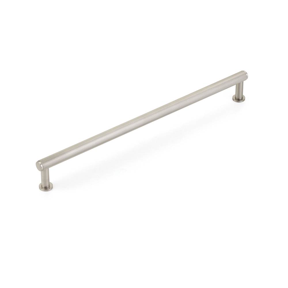 Schaub And Company Pub House, Pull, Knurled, Brushed Nickel, 10'' cc