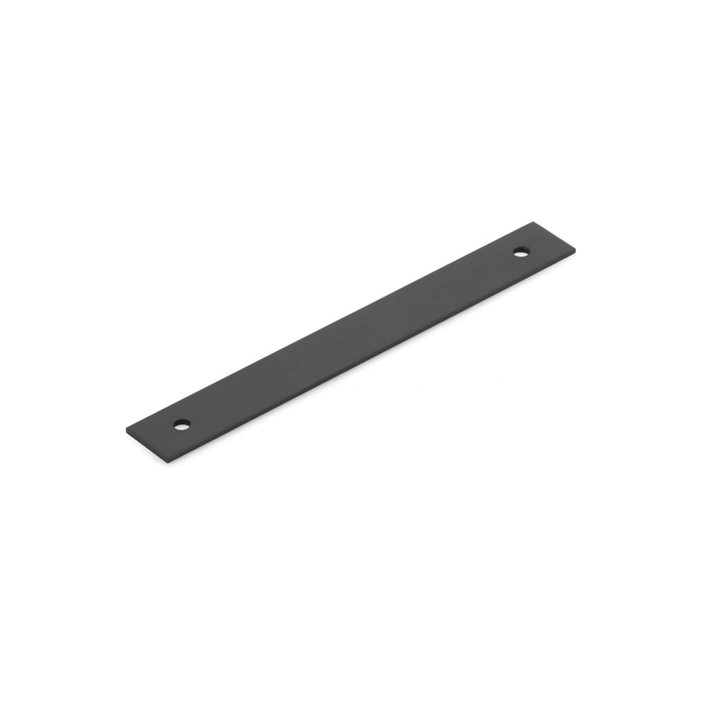 Schaub And Company Pub House, Backplate for Pull, Matte Black, 5'' cc