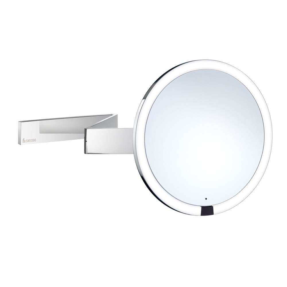 Smedbo Rechargeable Led Round Make Up Mirror