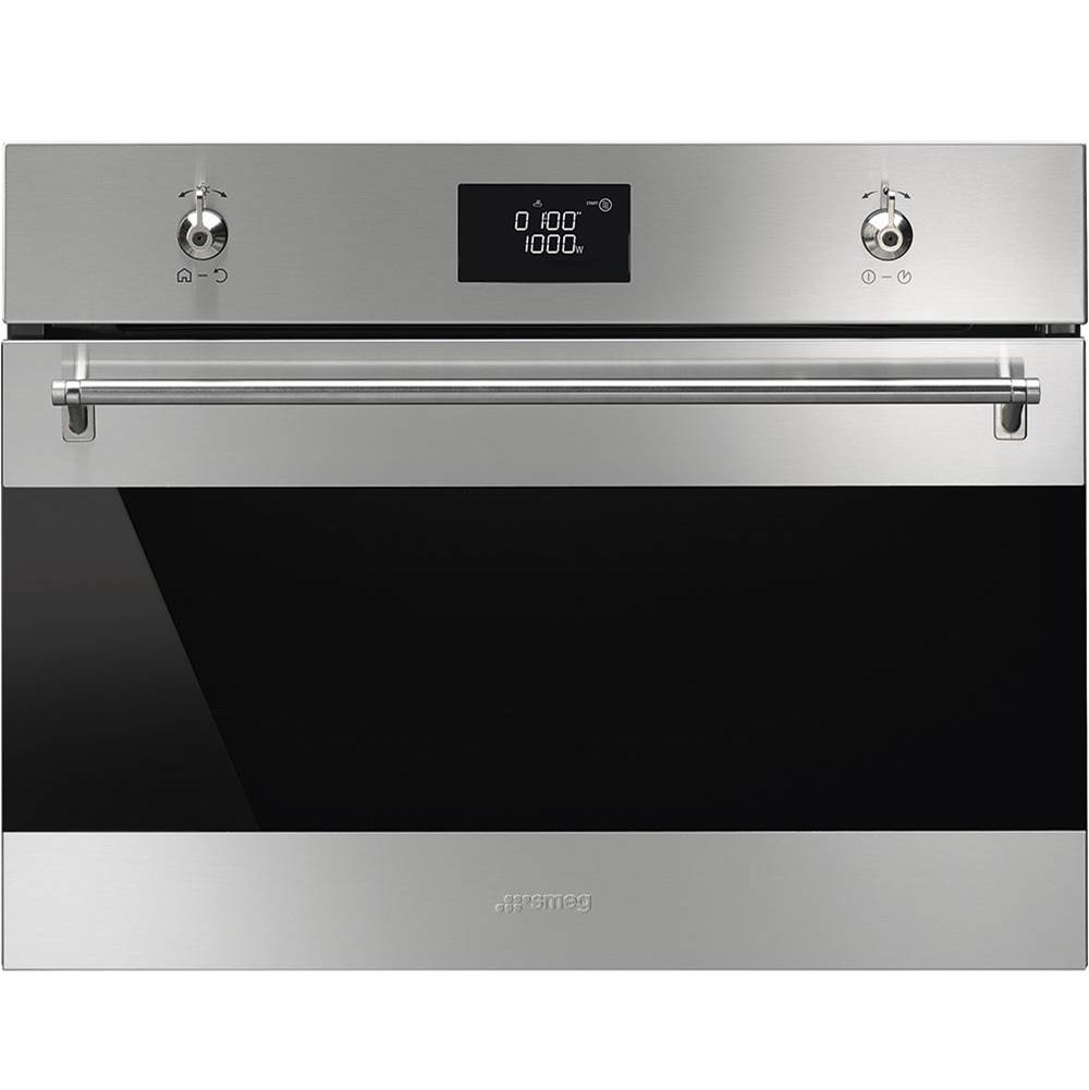 Smeg USA Classic 60 cm (24'') Combi Speed Oven (Micro/Conv). Stainless Steel
