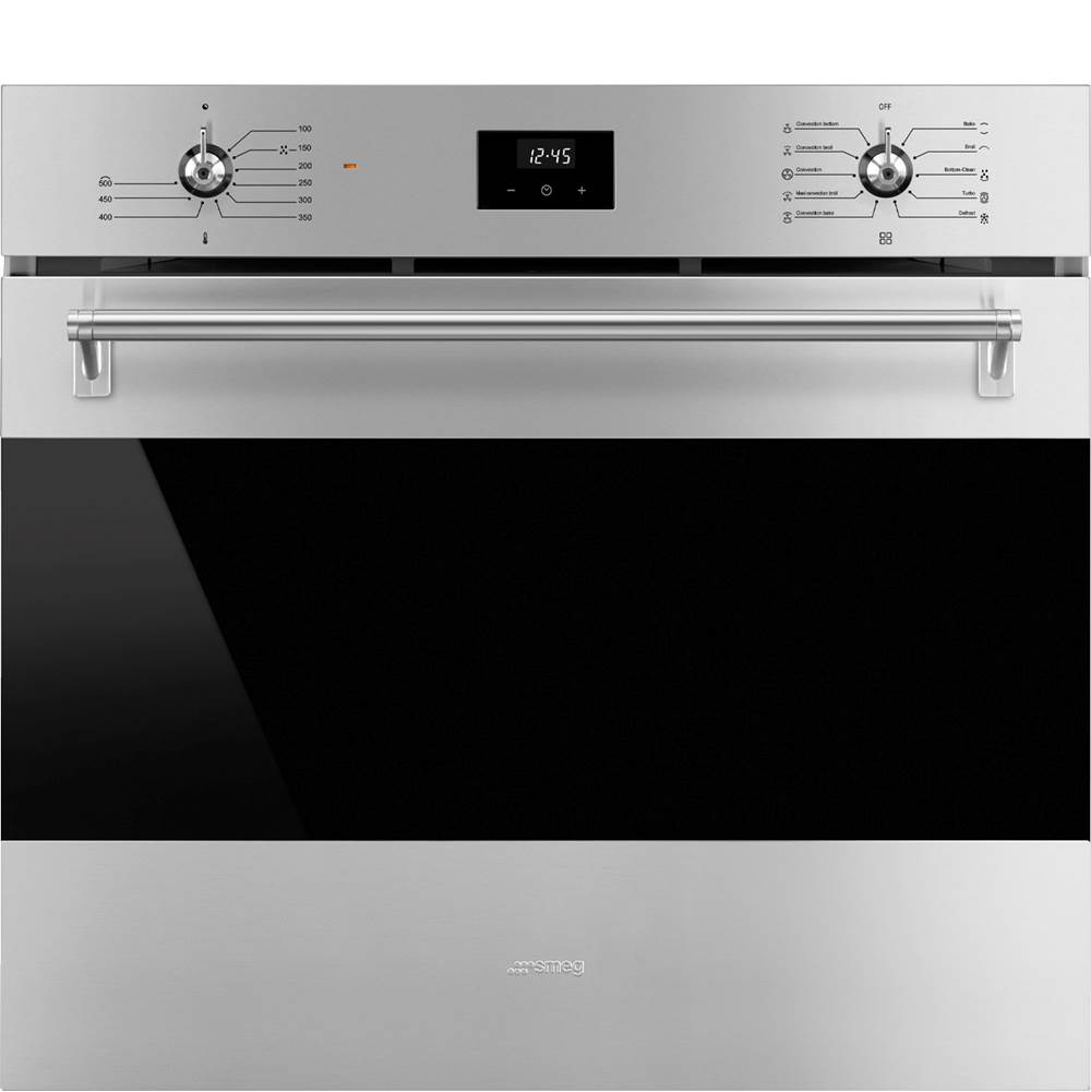 Smeg USA Classic 30'' Multifunctional Convection Oven. Stainless Steel