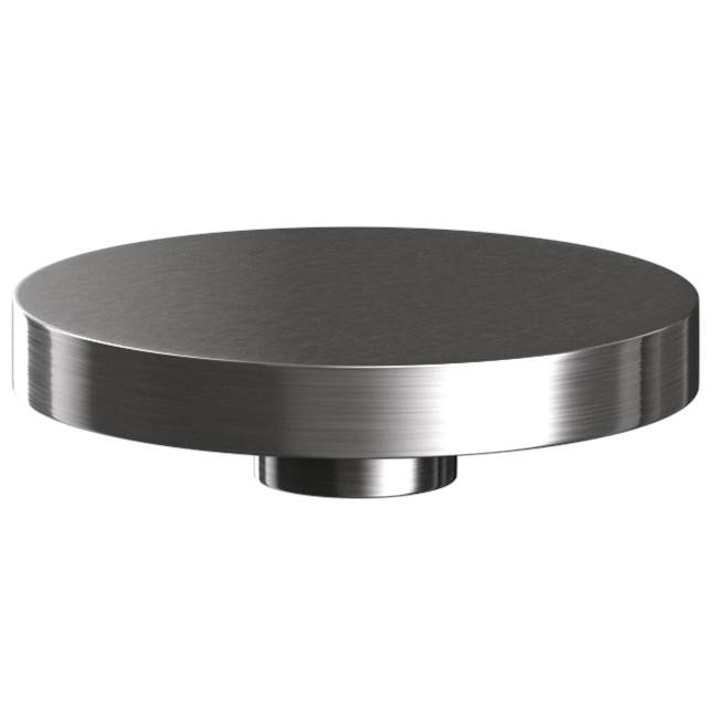 The Galley Ideal Hole Cover in PVD Gun Metal Gray  Stainless Steel