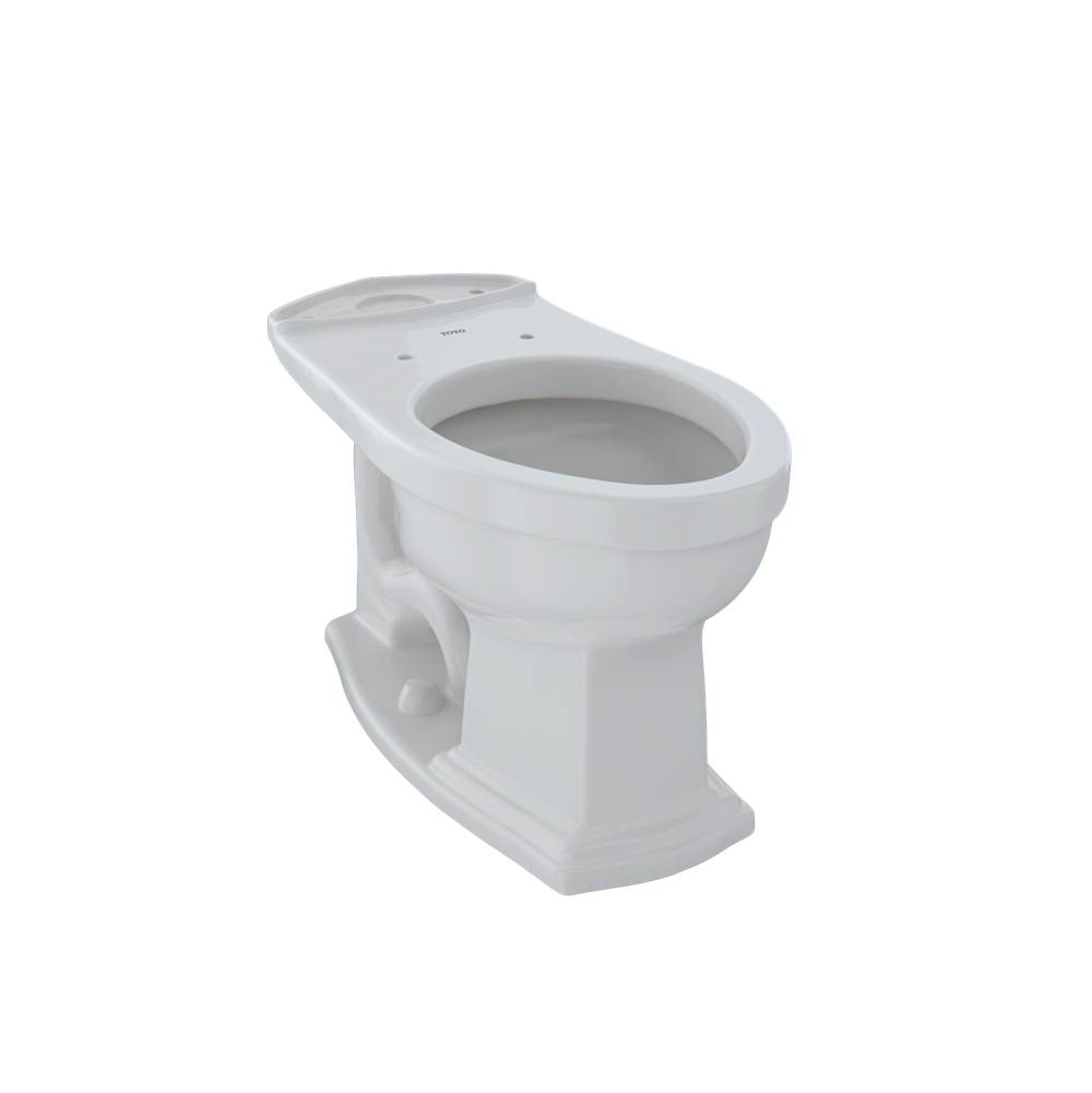 TOTO Eco Clayton® and Clayton® Universal Height Elongated Toilet Bowl, Colonial White