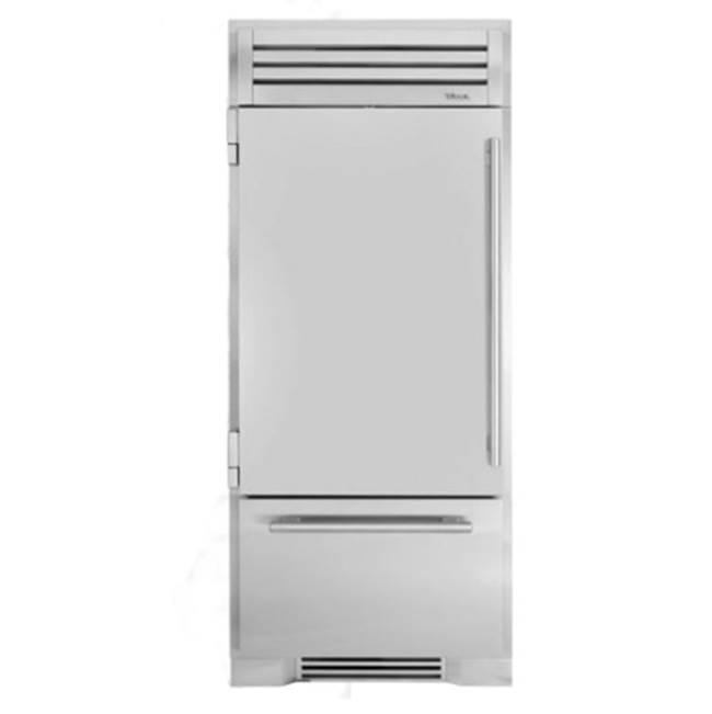 True 36'' Refrigerator/Bottom Freezer - Stainless Steel - Stainless Solid Door - Hinged Left (L)