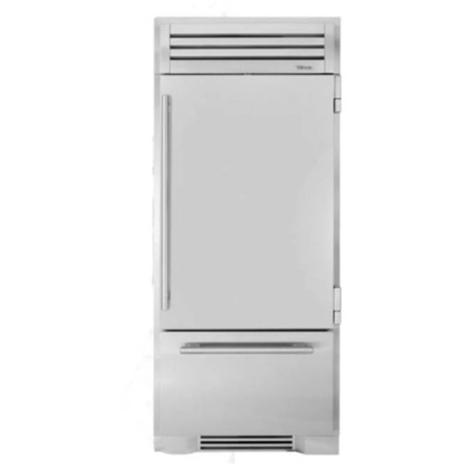 True 36'' Refrigerator/Bottom Freezer - Stainless Steel - Stainless Solid Door - Hinged Right (R)
