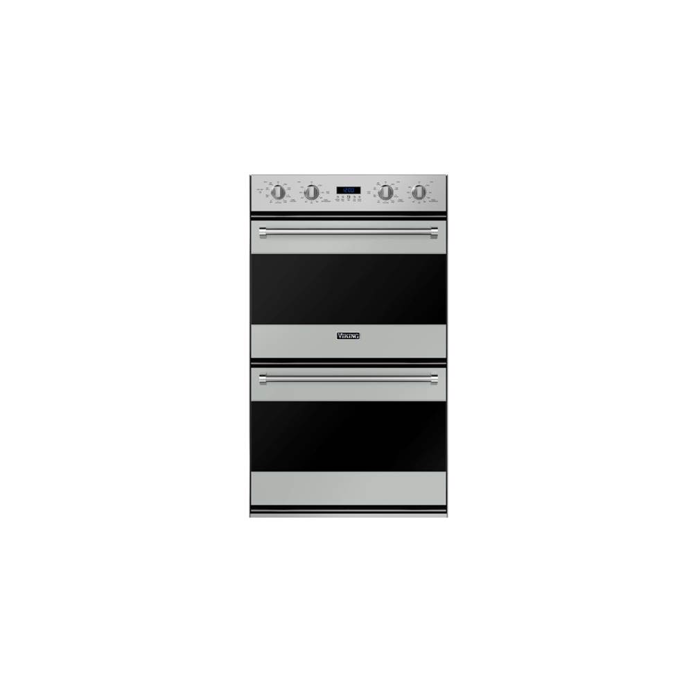 Viking 30''W. Double Electric Thermal-Convection Oven-Arctic Grey