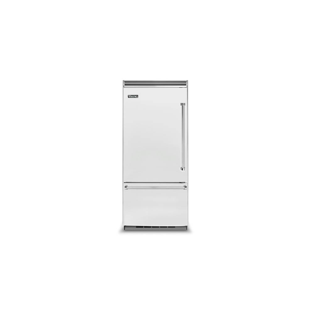 Viking 36''W. Bi Bottom-Mount Refrigerator/Freezer (Lh)-Frost White