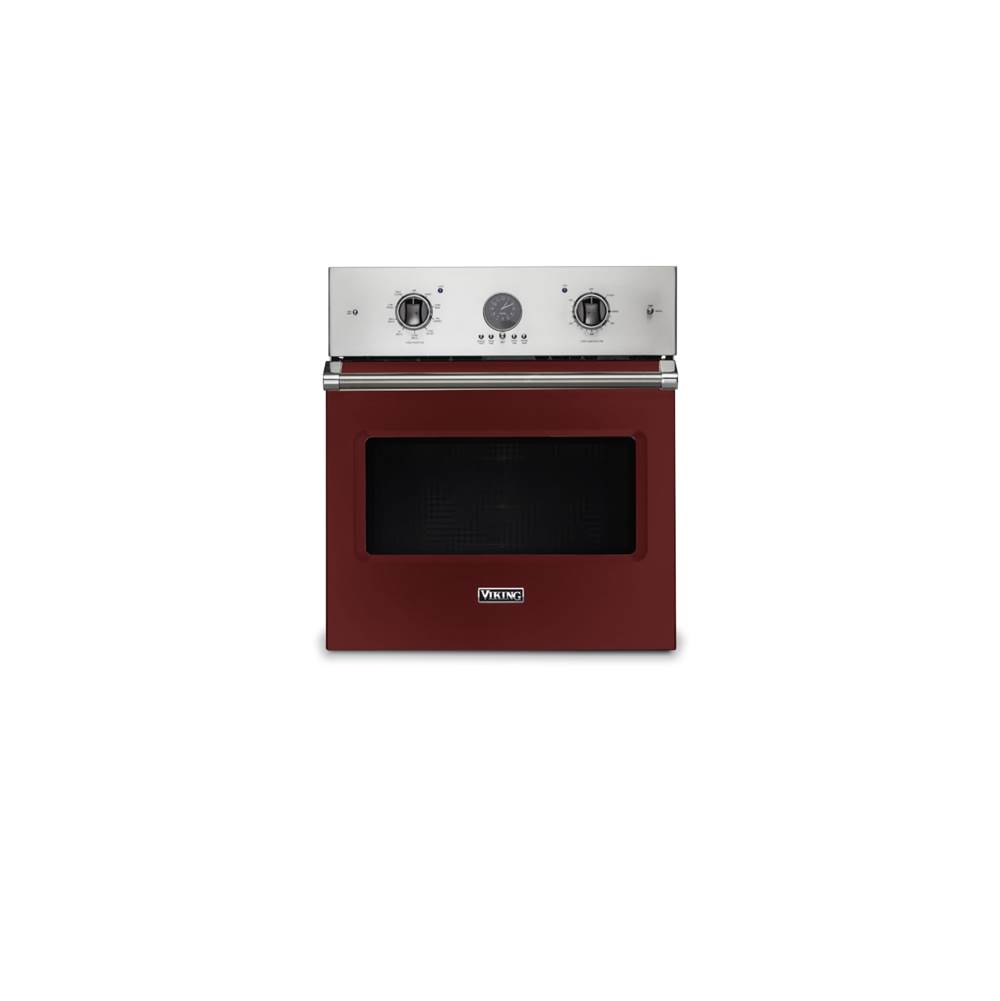 Viking 27''W. Electric Single Thermal Convection Oven-Reduction Red