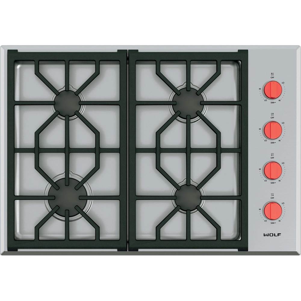 Wolf 30'' Professional Gas Cooktop / Ng