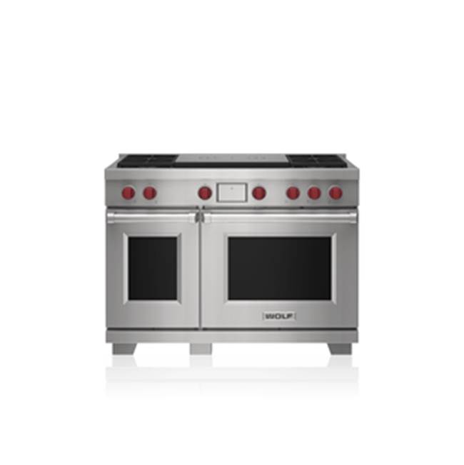 Wolf 48' Dual Fuel Range - 4 Burners And French Top - LP
