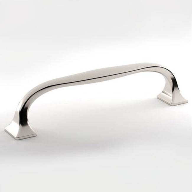 Water Street Brass Lexington 10'' Appliance Pull - Hammered - Polished Chrome
