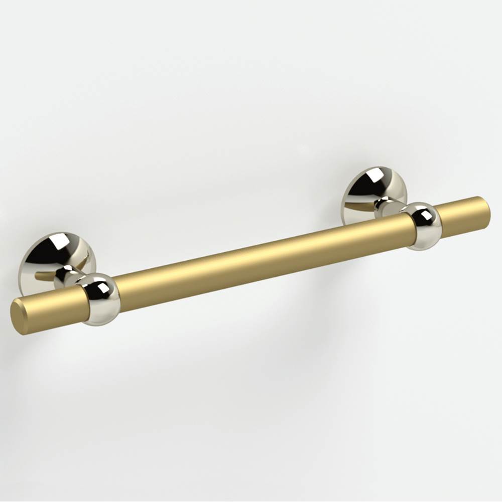 Water Street Brass 10'' Urban Loft Appliance Pull - Hammered - Polished Brass
