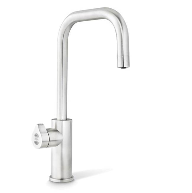 Zip Water HydroTap Boiling, Chilled, Sparkling for Residential and Small Commercial applications with Cube Tap - Brushed Nickel