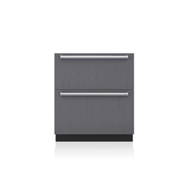 Subzero 30'' Designer Refrigerator/Freezer Drawers - Panel Ready