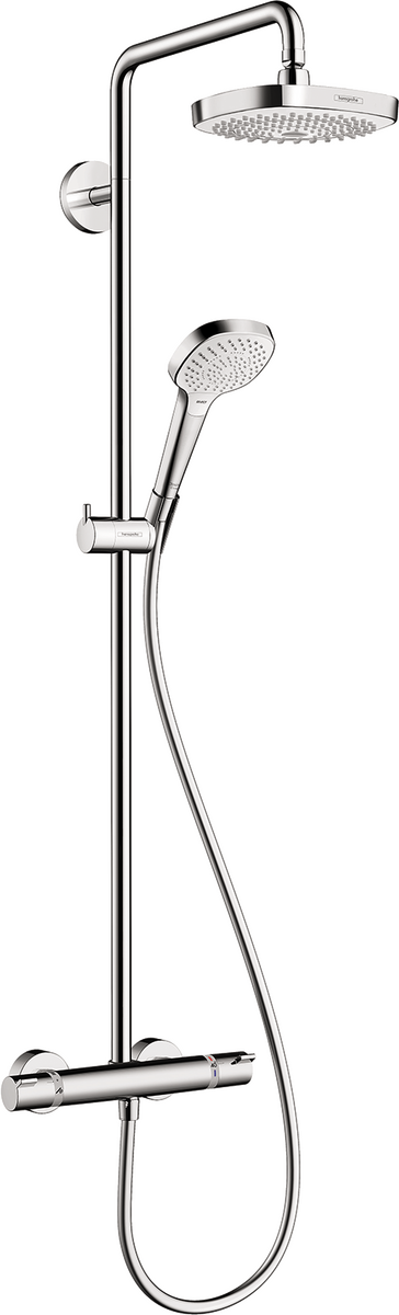 Croma Select E Showerpipe 180 2-Jet, 1.8 GPM in Chrome