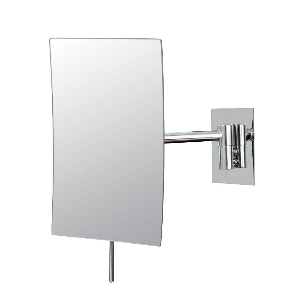 Aptations - Minimalist Rectangular Wall Mirror - Chrome