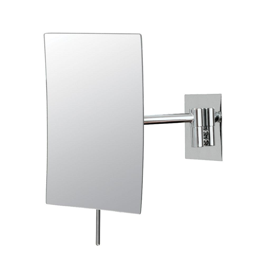 Aptations - Minimalist Rectangular Wall Mirror - Polished Nickel