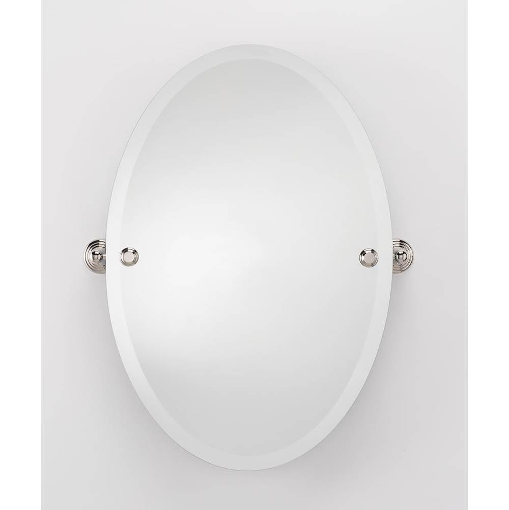 Alno - Oval Mirror W/ Holes For Brackets