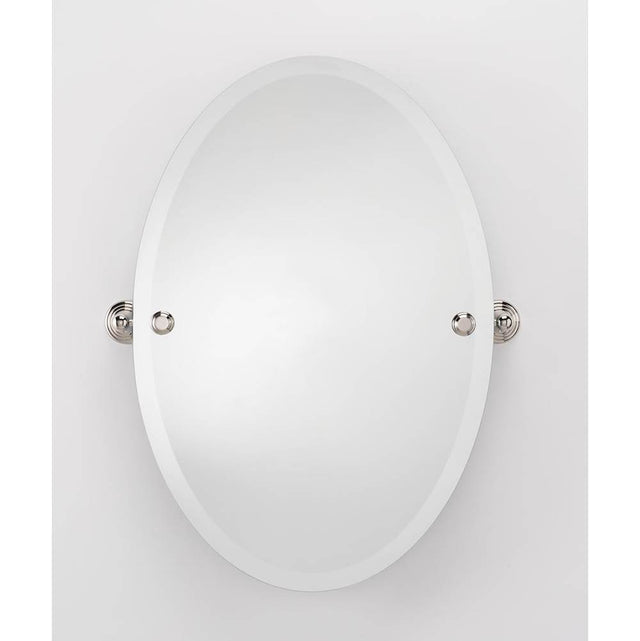 Alno - Oval Mirror W/ Holes For Brackets