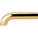 Alno - 12'' Grab Bar Only - Ada Compliant - Unlacquered Brass