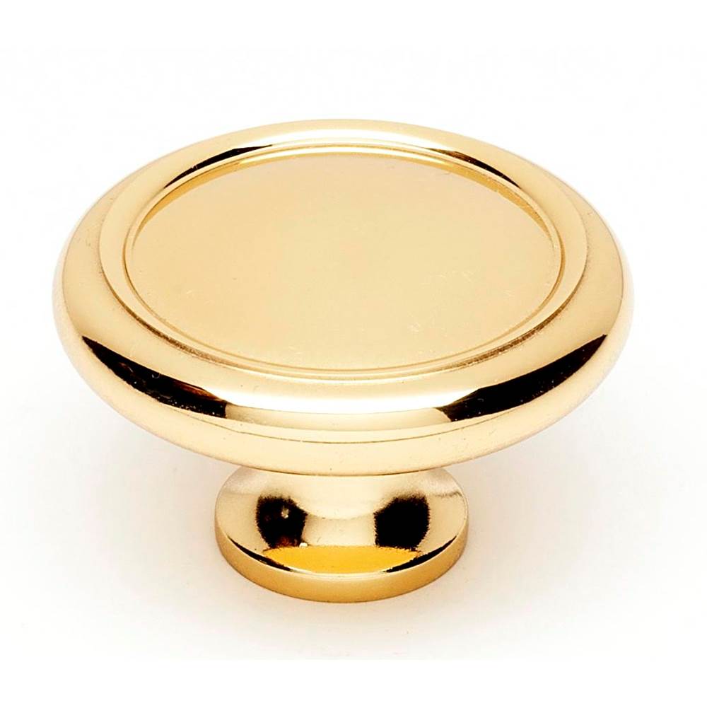 Alno - 1 3/4'' Knob - Unlacquered Brass