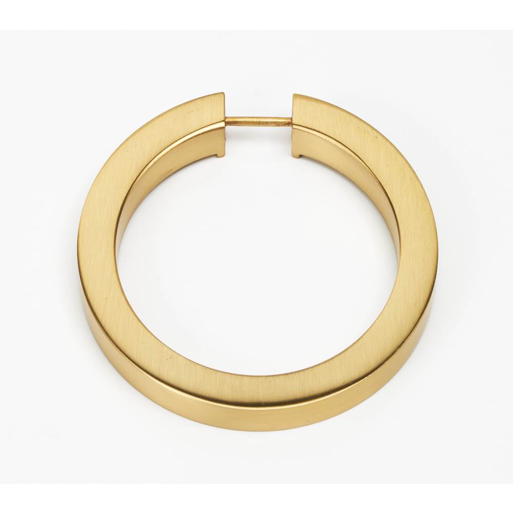 Alno - 3 1/2'' Flat Round Ring Only - Satin Brass