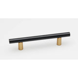 Alno - 4'' Pull Smooth Bar - Champagne, Matte Black