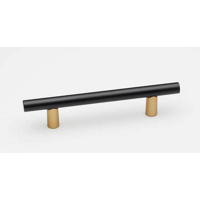 Alno - 4'' Pull Smooth Bar - Champagne, Matte Black